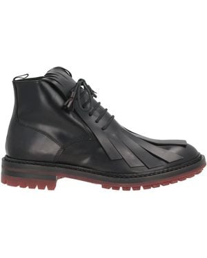 Kris Van Assche Ankle Boots Leather - Black