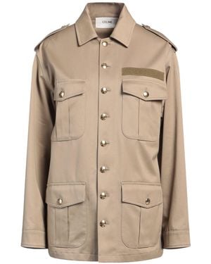 Celine Khaki Jacket Cotton - Natural