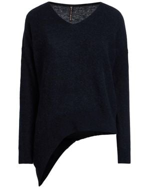 Manila Grace Sweater Alpaca Wool, Polyamide, Virgin Wool - Blue