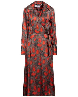 Equipment Vestito Midi - Rosso