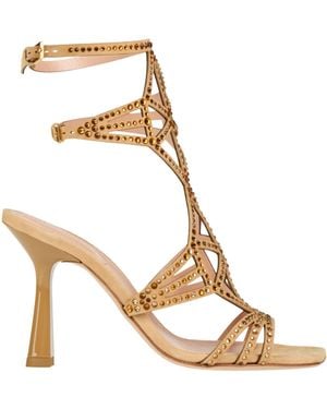 Alberta Ferretti Sandals Leather - Metallic