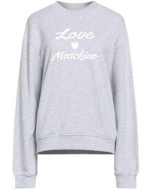 Love Moschino Light Sweatshirt Cotton - Grey