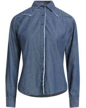 920 ITALIAN STYLE Denim Shirt - Blue