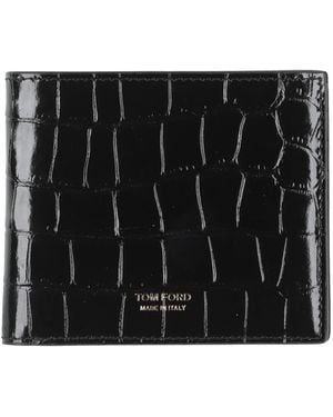 Tom Ford Wallet Leather - Black