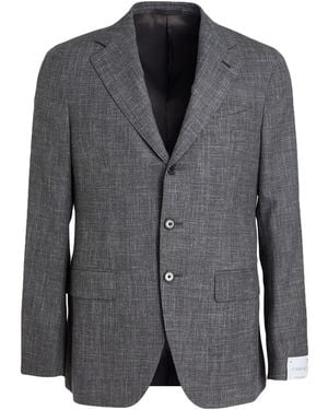 Caruso Blazer Wool, Silk, Linen - Black