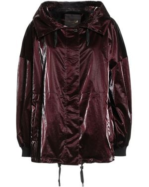 Moorer Burgundy Jacket Polyamide, Polyurethane - Red