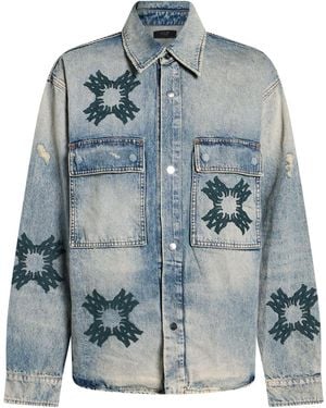Amiri Camisa Vaquera - Azul