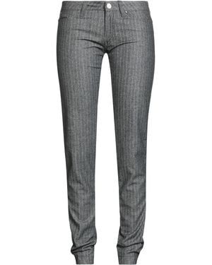 Jacob Cohen Charcoal Pants Virgin Wool, Polyester, Viscose, Polyamide, Elastane - Gray