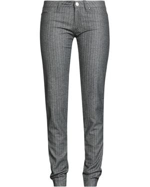 Jacob Cohen Charcoal Pants Virgin Wool, Polyester, Viscose, Polyamide, Elastane - Gray