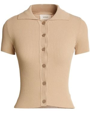 ViCOLO Cardigan Viscose, Nylon - Natural