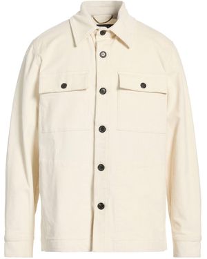 Department 5 Cream Jacket Cotton, Elastane - Natural