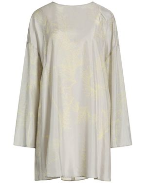 Alysi Mini Dress Silk - White
