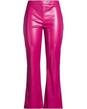 Jucca Plum Trousers Polyester, Polyurethane - Pink