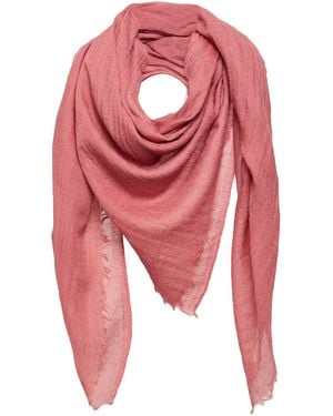 Destin Antique Rose Scarf Wool, Silk, Cashmere - Pink