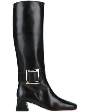 Roger Vivier Boot Leather - Black