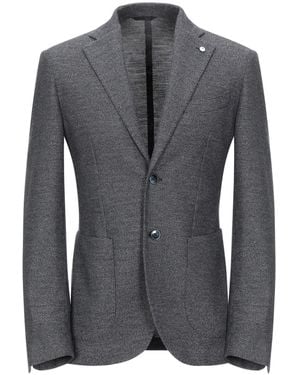 L.B.M. 1911 Blazer Wool, Cotton - Gray