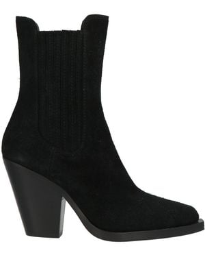Le Silla Ankle Boots Leather - Black