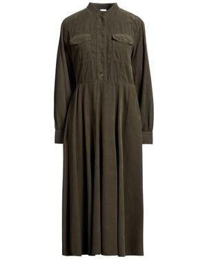 Aspesi Military Midi Dress Cotton - Green