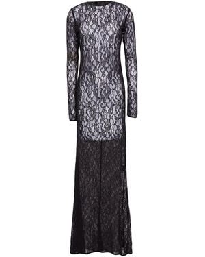Laneus Maxi Dress Polyamide, Elastane - Blue