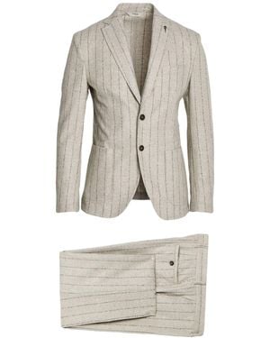 Paoloni Suit Virgin Wool, Cashmere, Polyamide - Grey