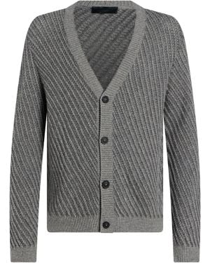 Iris Von Arnim Cardigan Cashmere - Gray