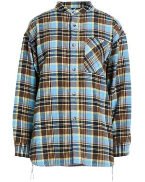 Beams Plus Boy Azure Shirt Cotton - Blue
