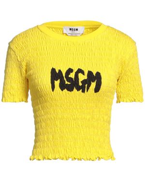 MSGM T-shirt - Yellow