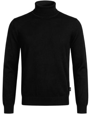 Ice Iceberg Rollkragenpullover - Schwarz