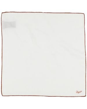 ZEGNA Ivory Ties & Bow Ties Cotton, Silk - White