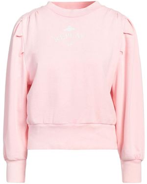 Replay Sweatshirt Cotton - Pink