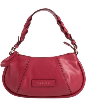 The Bridge Handbag Leather - Red