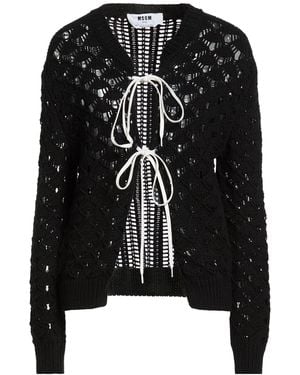 MSGM Cardigan Cotton - Black