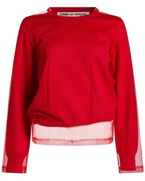 Comme des Garçons Pullover - Rouge