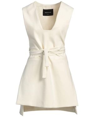 Fabiana Filippi Mini Dress Cotton, Elastane - Natural