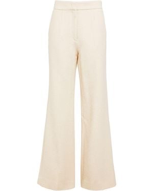 Krizia Cream Pants Virgin Wool, Polyamide - Natural