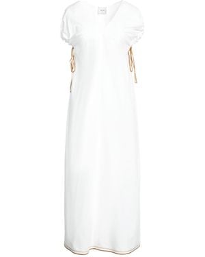 Alysi Midi-Kleid - Weiß