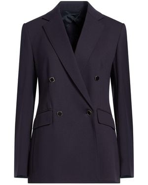 Max Mara Midnight Blazer Viscose, Polyamide, Elastane - Blue