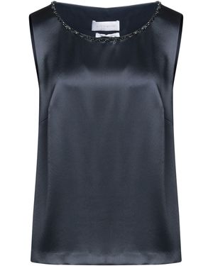 NEFERTARI Top Triacetate, Polyester - Blue