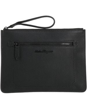 Ferragamo Handbag Leather - Black