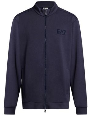 EA7 Sweatshirt Polyester, Modal, Elastane - Blue