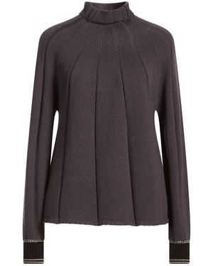 Alysi Crème Turtleneck Cotton, Wool - Purple