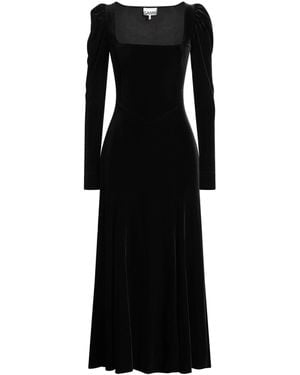 Ganni Midi Dresses - Black