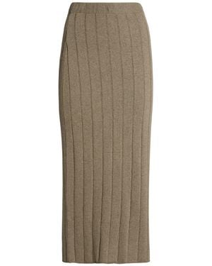ViCOLO Midi Skirts - Natural