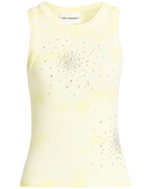 DES_PHEMMES Tank Top Cotton - Yellow