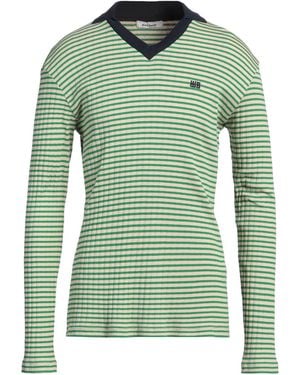 Wales Bonner Polo Shirt Supima, Elastane - Green