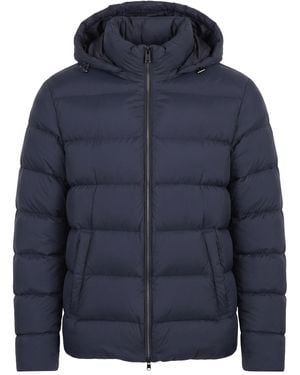 Herno Plumífero Y Acolchado - Azul