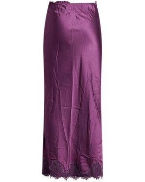 Pink Memories Maxi Skirt Viscose, Elastane - Purple