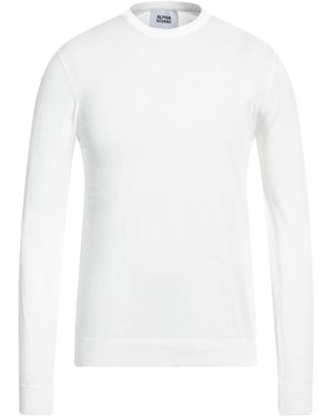 Alpha Studio Pullover - Weiß