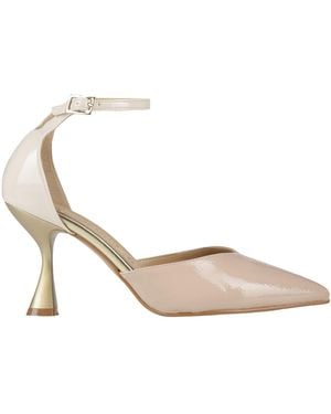 Divine Follie Blush Court Shoes Synthetic Material - Metallic