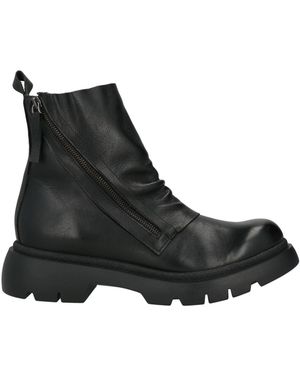 SINAPSI Ankle Boots Leather - Black